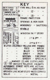 1896 Town Map of Jermyn Lackawanna County Pennsylvania
