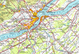 1962 Top Map of Quebec Quadrangle Quebec Canada