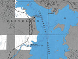 1969 Map of Chequamegon Waters Flowage Lake Wisconsin