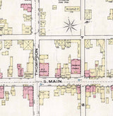 1885 Fire Insurance Sanborn Map of Jersey Shore Lycoming County Pennsylvania