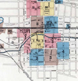 1887 Town Map of Lebanon Lebanon County Pennsylvania