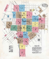 1891 Town Map of Lancaster County Pennsylvania