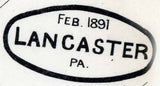 1891 Town Map of Lancaster County Pennsylvania