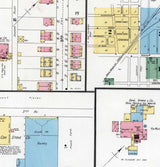 1896 Town Map of Lansdale Montgomery County Pennsylvania