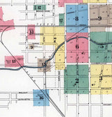1896 Town Map of Lebanon County Pennsylvania