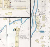 1885 Town Map of Lanesboro Susquehanna County Pennsylvania