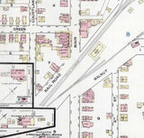 1886 Town Map of Lansdale Montgomery County Pennsylvania
