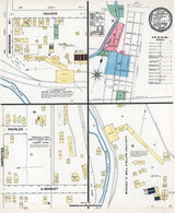 1891 Town Map of Luzerne County Pennsylvania