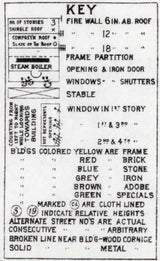 1892 Town Map of Mansfield Tioga County Pennsylvania