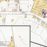 1894 Town Map of Mapleton Huntingdon County Pennsylvania