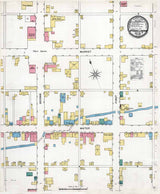 1894 Town Map of McConnellsburgh Fulton County Pennsylvania