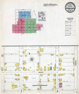 1904 Town Map of McConnellsburgh Fulton County Pennsylvania