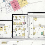 1887 Town Map of Mifflinburg Union County Pennsylvania