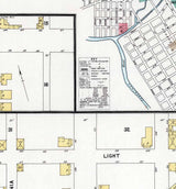 1897 Town Map of Meyersdale Somerset County Pennsylvania