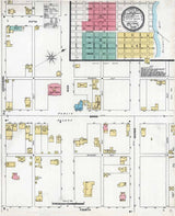 1897 Town Map of Milford Pike County Pennsylvania