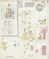 1897 Town Map of De Land Volusia County Florida