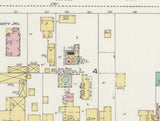 1897 Town Map of De Land Volusia County Florida