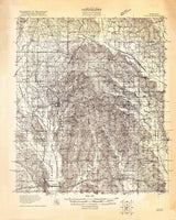 1921 Topo Map of Tupelo Mississippi Quadrangle