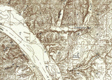 1924 Topo Map of Gravelly Springs Alabama Quadrangle