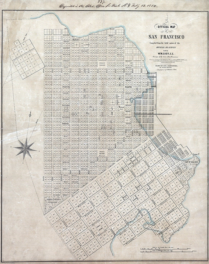 1849 Map of San Francisco