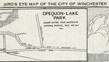 1926 Panoramic Map of Winchester Virginia