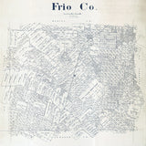 1893 Farm Line Map of Frio County Texas