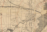1870 Map of Saint Louis Missouri and Environs