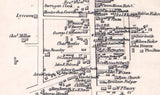 1851 Map of Flemington Hunderdon County New Jersey