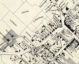 1860 Map of Newton Sussex County New Jersey