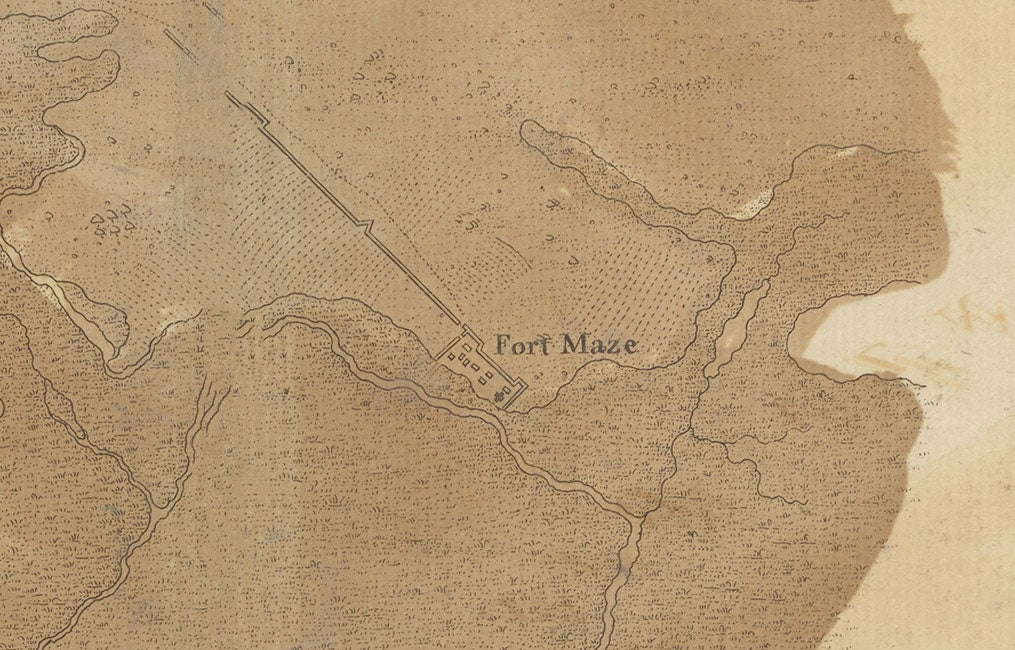 1779 Map of Saint Augustine Florida