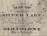 1870 Map of Silver Lake Massachusetts