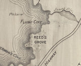 1870 Map of Silver Lake Massachusetts