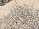 1850 Map of Brooklyn New York