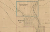 1866 Map of West Hickory Creek Venango & Warren County Pennsylvania