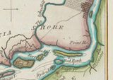 1778 Map of The Delaware River Philadelphia Area