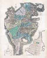 1814 Map of Boston Massachusetts