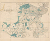 1872 Map of Boston Massachusetts