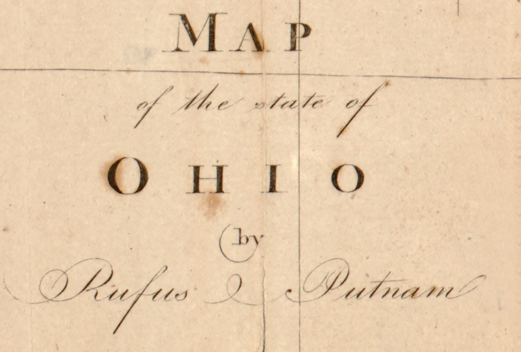 1804 Map of the State of Ohio