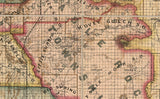 1887 Map of Siskiyou County California