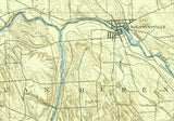1900 Topo Map of Baldwinsville New York Quadrangle