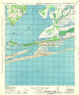 1944 Topo Map of Peridido Bay South Florida Quadrangle