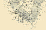 1962 Gas Well Map of the Pratt Storage Field Greene County Pennsylvania