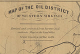 1865 Map of the Oil District of Western Virginia