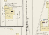 1887 Town Map of Gainesville Alachua County Florida