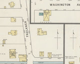 1895 Town Map of New Smyrna Valusia County Florida