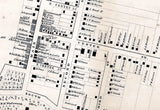 1858 Town Map of Geneseo Livingston County New York