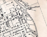 1858 Town Map of Mount Morris Livingston County New York