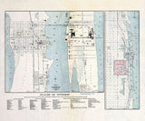 1907 Map of West Palm Beach Lake Worth and Palm Beach Florida