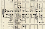 1860 Map of Milford Sussex County New Jersey