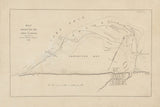 1841 Map of Presque Isle Bay Lake Erie Pennsylvania